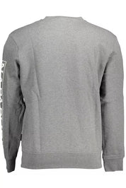 Gray Cotton Men Sweater