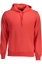 Red Cotton Men Sweater