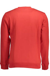 Red Cotton Men Sweater