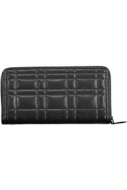 Black Polyester Women Wallet