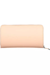 Pink Polyethylene Women Wallet