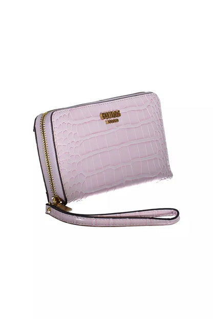 Pink Polyethylene Women Wallet