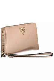 Pink Polyethylene Women Wallet