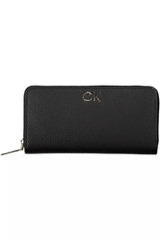 Black Polyester Women Wallet