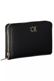 Black Polyester Women Wallet