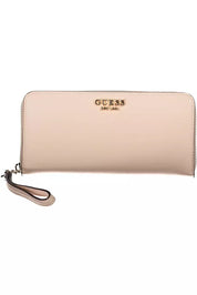 Pink Polyethylene Women Wallet