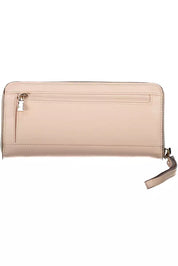 Pink Polyethylene Women Wallet