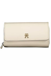 White Polyethylene Women Wallet