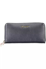 Blue Leather Women Wallet