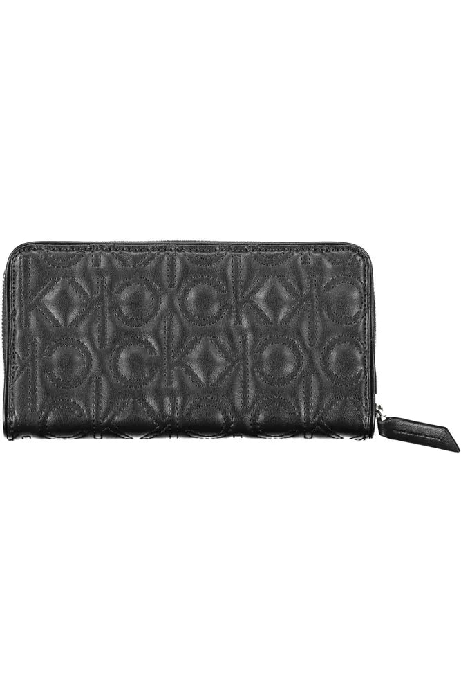 Black Polyethylene Women Wallet