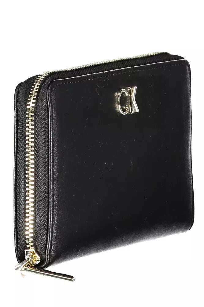 Black Polyethylene Women Wallet