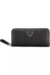 Black Polyethylene Women Wallet