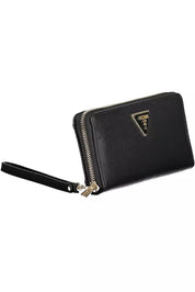 Black Polyethylene Women Wallet