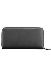 Black Polyethylene Women Wallet