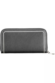 Black Polyethylene Women Wallet