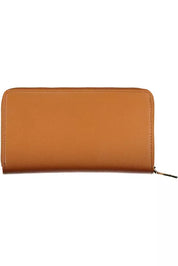 Brown Polyethylene Women Wallet