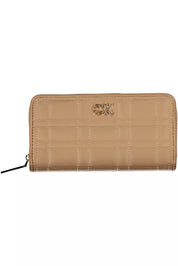 Beige Polyester Women Wallet