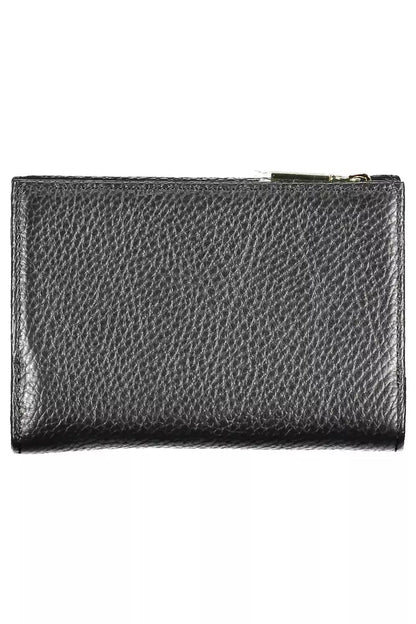 Black Leather Women Wallet