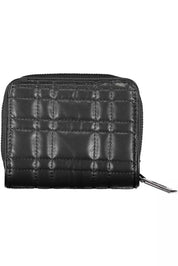 Black Polyester Women Wallet