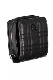 Black Polyester Women Wallet