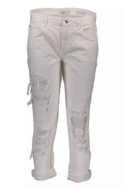 White Cotton Women Jeans