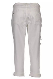 White Cotton Women Jeans