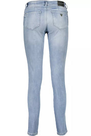 Light Blue Cotton Women Jeans