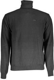 Black Wool Men Sweater