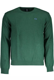 Green Wool Men Sweater