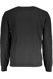 Black Wool Men Sweater