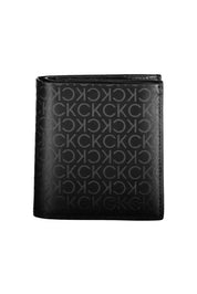 Black Polyester Men Wallet