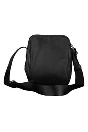 Black Polyester Men Shoulder Bag