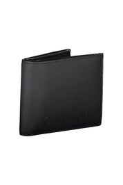 Black Polyester Men Wallet