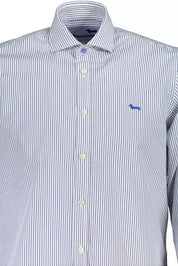 White Cotton Men Shirt