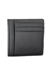 Black Polyester Men Wallet