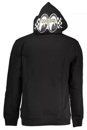 Black Cotton Men Sweater