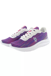 Purple Polyester Women Sneaker