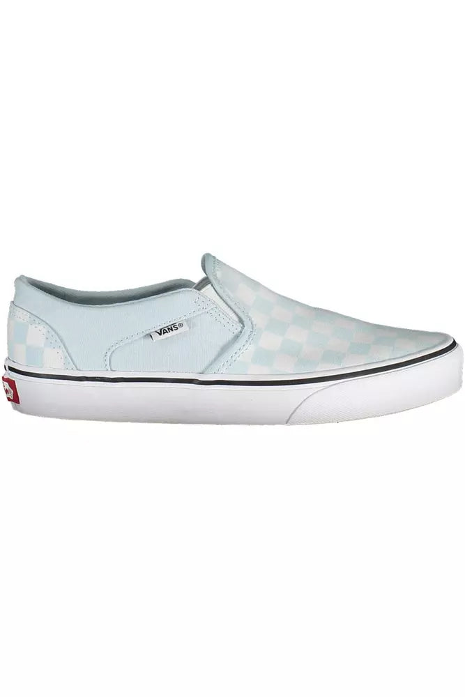 Light Blue Polyester Women Sneaker