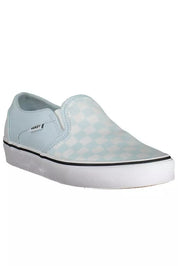 Light Blue Polyester Women Sneaker