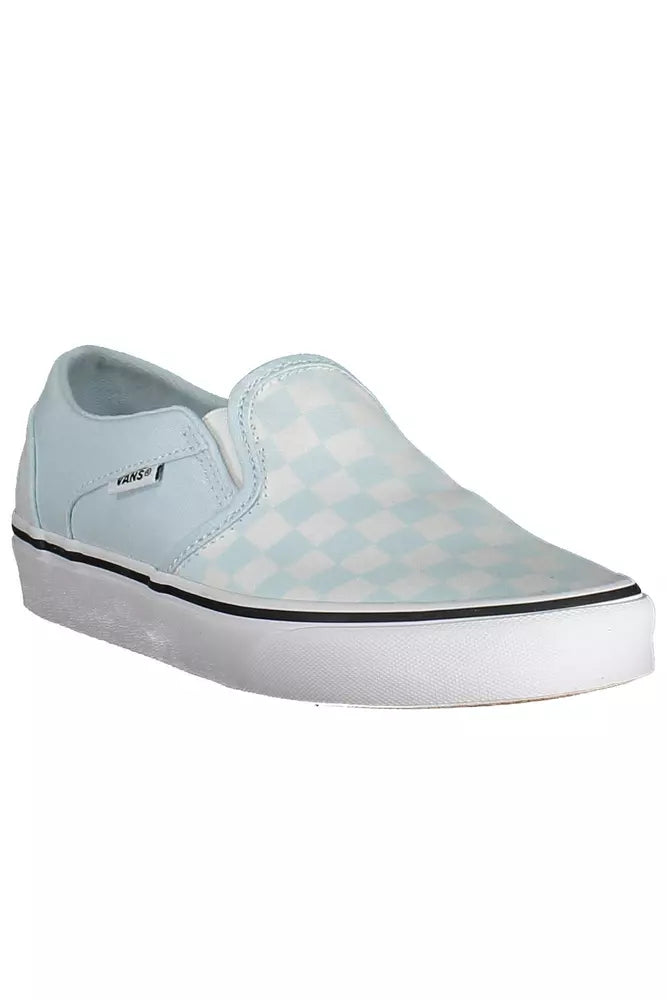 Light Blue Polyester Women Sneaker