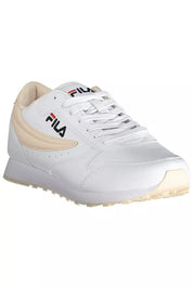 White Polyethylene Women Sneaker