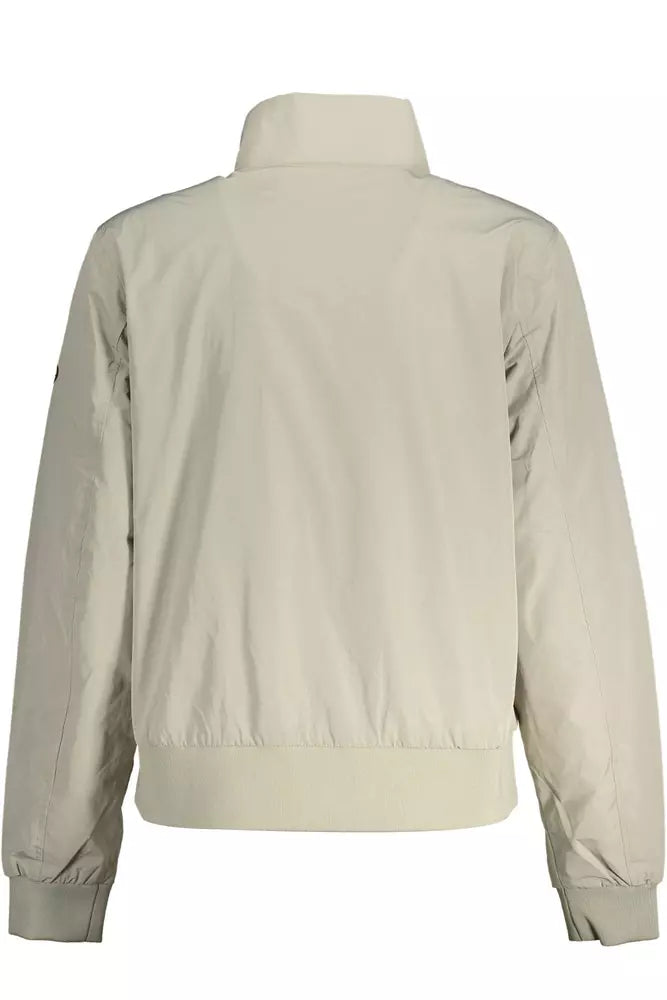 Gray Polyester Women Jacket