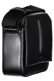 Black Polyester Men Shoulder Bag