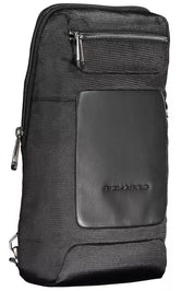 Black RPET Men Shoulder Bag