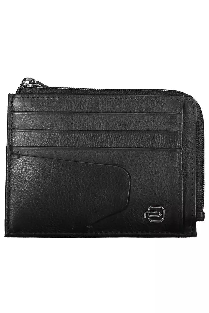 Black Leather Men Wallet