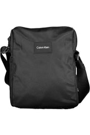 "Black Polyester Mens Shoulder Bag"