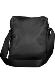 "Black Polyester Mens Shoulder Bag"