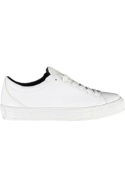 White Synthetic Women Sneaker