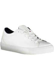 White Synthetic Women Sneaker