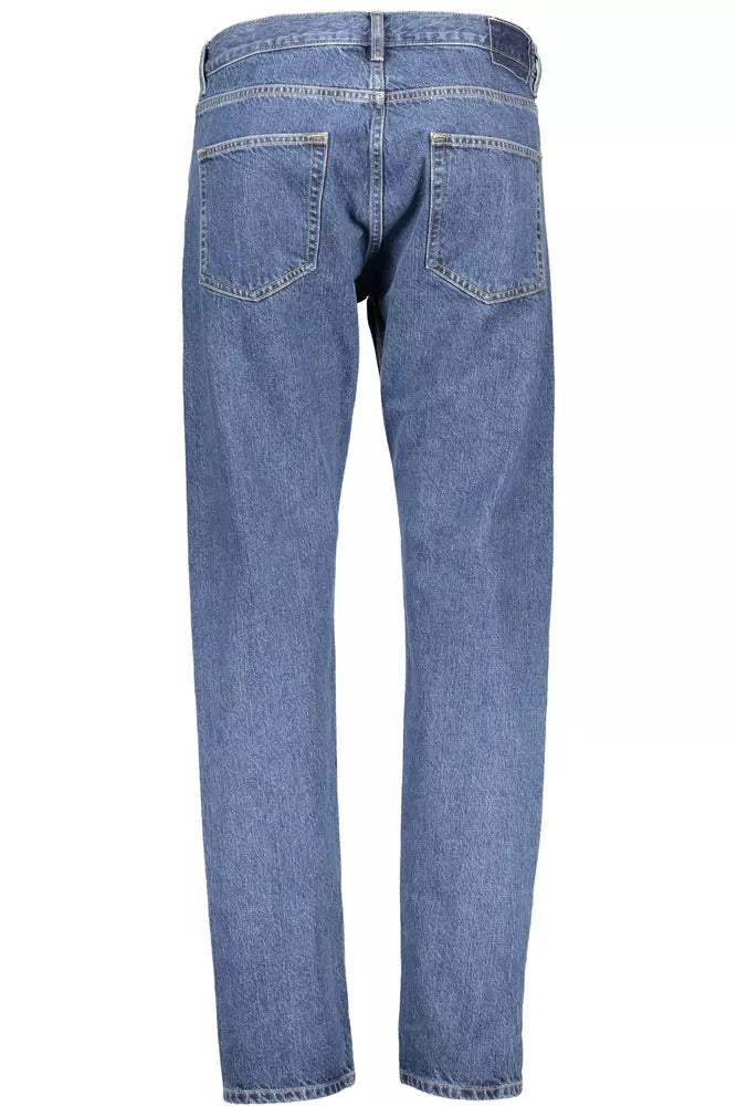 Blue Cotton Men Jeans